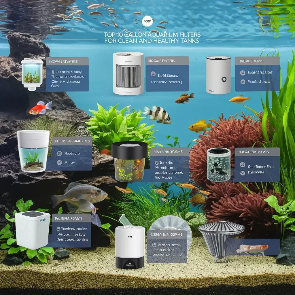 Top 10 Gallon Aquarium Filters for Clean and Healthy Tanks

