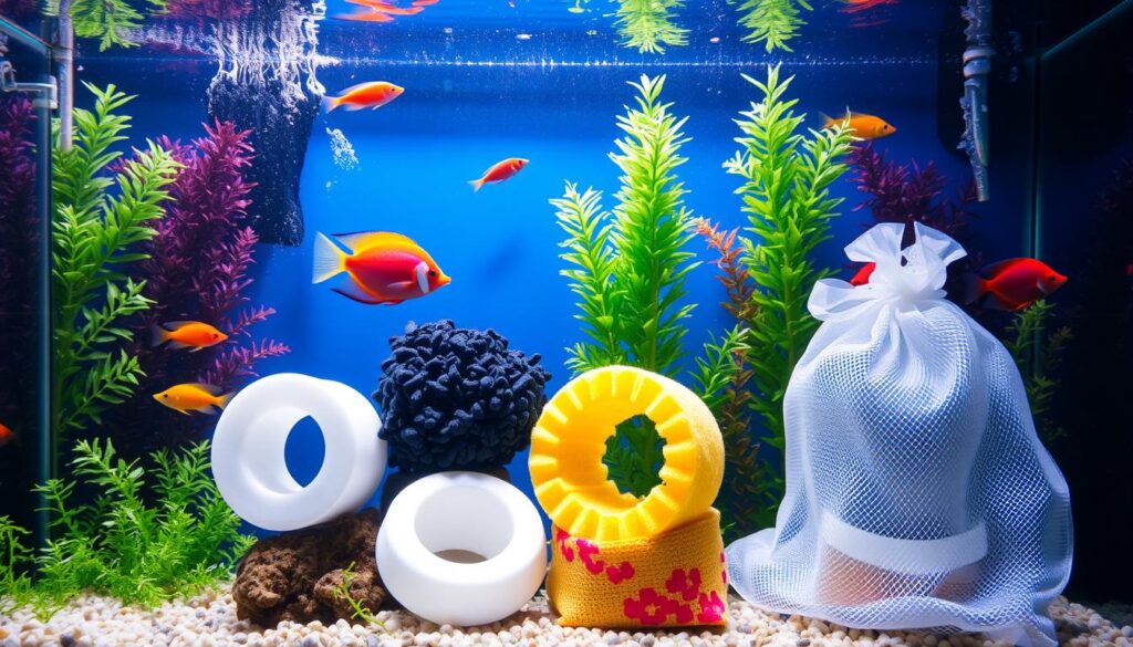 aquarium filter media