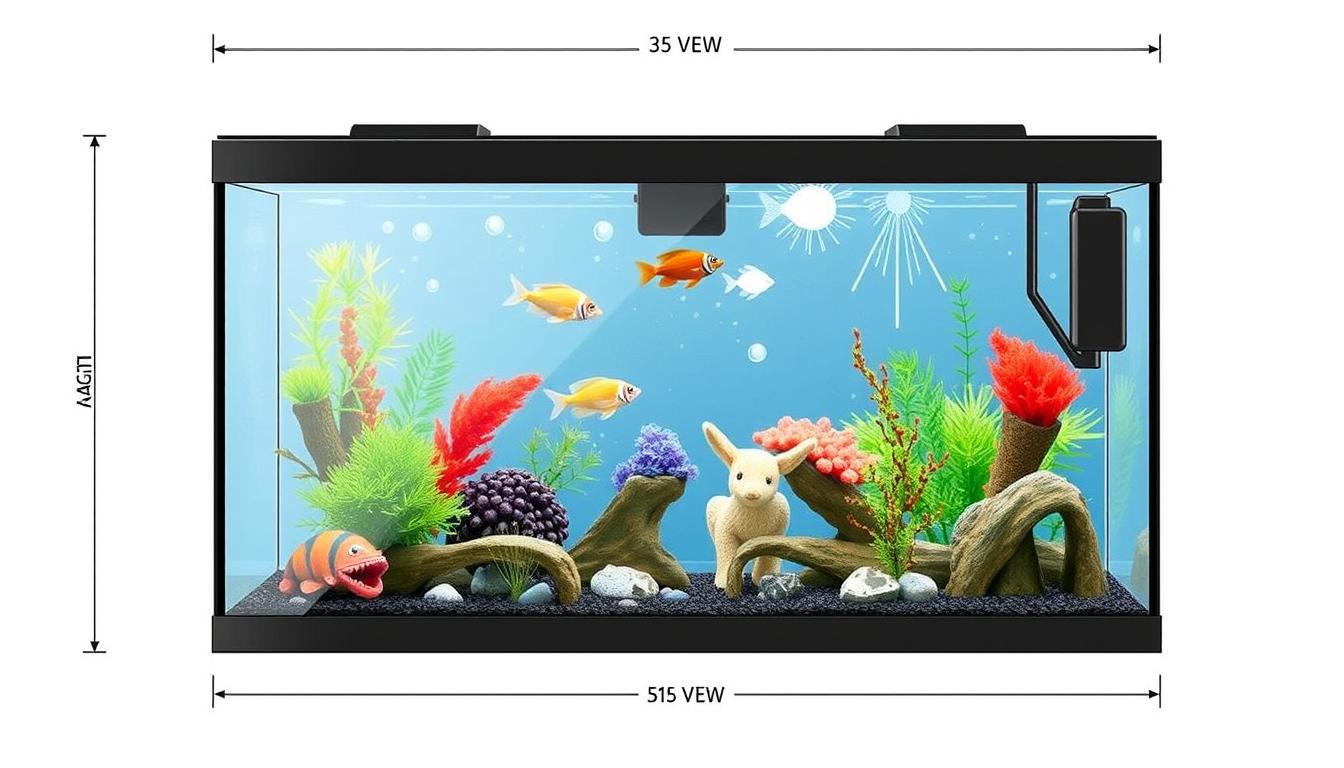 fish tank dimensions 55 gallon